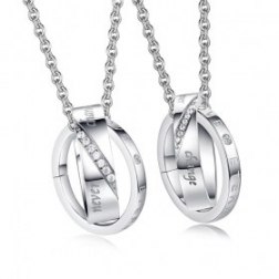 Interlocking Couple Necklaces