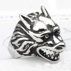 The Wolf Head Ring
