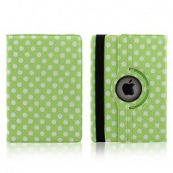 360 Rotating Case for Apple iPad Pro with Auto Wake/Sleep Function (Green Dot)
