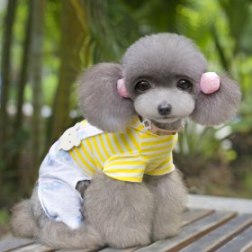 Lovely Striped Baby Overalls