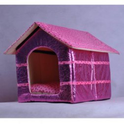 Paw Pattern Print Dog House