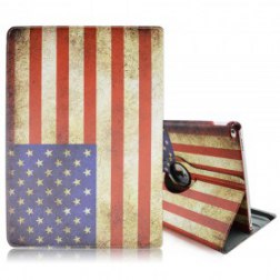 360 Rotating Case for Apple iPad Pro with Auto Wake/Sleep Function (American Flag)