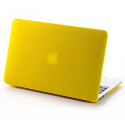 Soft Touch Cover For Macbook ( Yellow )
