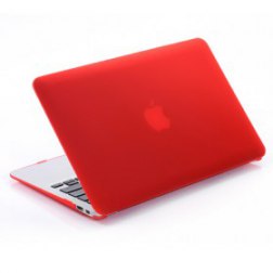 Soft Touch Cover For Macbook ( Red )