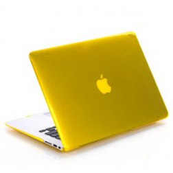 Crytal Shiny Cover For Macbook ( Yellow )