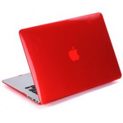 Crytal Shiny Cover For Macbook ( Red )