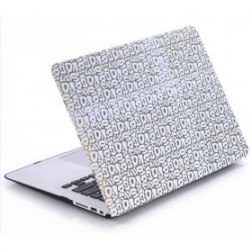 Random Pattern Cover For Macbook ( White )