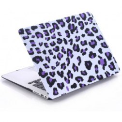 Random Pattern Cover For Macbook ( Violet&White )