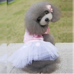 Flower Print Princess Dog Dress