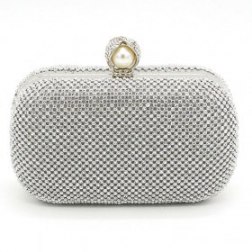 Diamond Pearl Evening Bag Wedding Party Clutch
