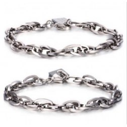 Stainless Steel Byzantine Bracelet