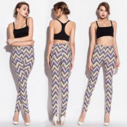 Wave W Printed Legging