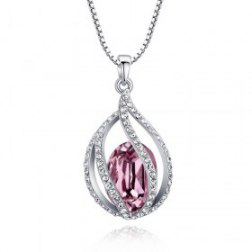 Environmental Friendly Eye-catching Necklace Pendant  Made with Swarovski Element Crystal