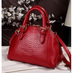 Women PU Leather Fish Scale Handbag Shoulder Bag Cross Body Clutch