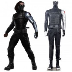Captain America Winter Soldier Cosplay Costume