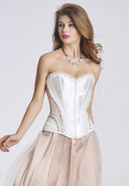 Satin & Jacquard Tapestry Bridal Corset