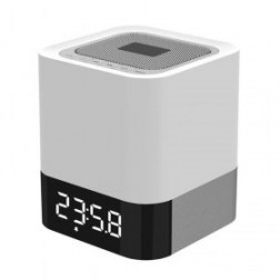 LED night light clock Portable Wireless Bluetooth Stereo Speaker