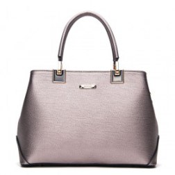 Lady Elegant PU Leather Tote Handbag