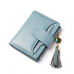 Women's Small Genuine Leather Trifold Wallet