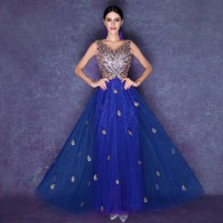 Blue Color Luxurious Gown Dress