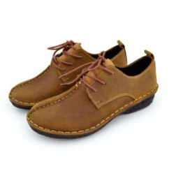 Vintage Style Lace up Flat Shoes