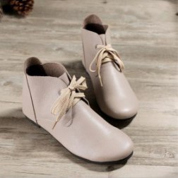 Lace Up High-top Shoes