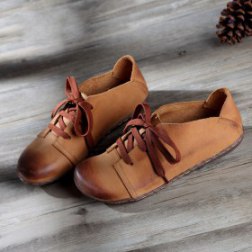 Vintage Leather Lace Up Shoes