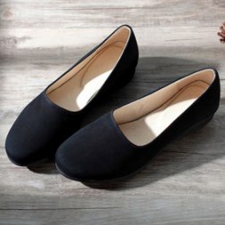 Round Toe Loafer Flat Shoes