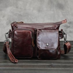 Men’s Genuine Leather Shoulder Bag