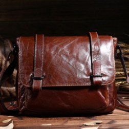 Men’s Leather Crossbody Bag