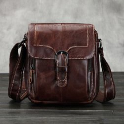 Men’s Leather Crossbody Bag