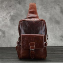 Men's Leather Chest Pack