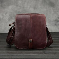 Men's Leather Shoulder Bag