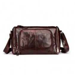 Men's Leather Crossbody Bag