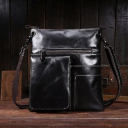 Men's Leather Shoulder Bag