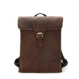 Retro Leather Backpack