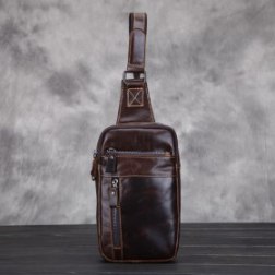 Men's Leather Chest Pack