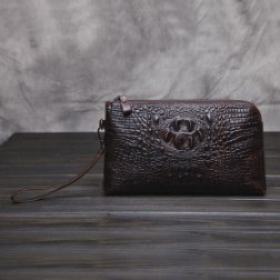 Retro Crocodile Clutch