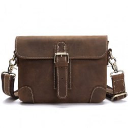 Men’s Retro Leather Shoulder Bag