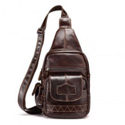 Men’s Leather Chest Pack