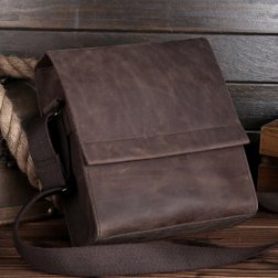 Men's Retro Leather Shoulder Bag