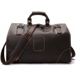Men's Leather Travel Handbag