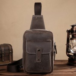 Retro Leather Chest Pack