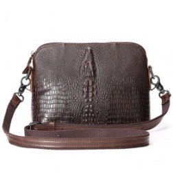 Crocodile Pattern Shoulder Bag
