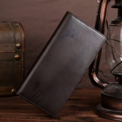 Men's Leather Long Wallet