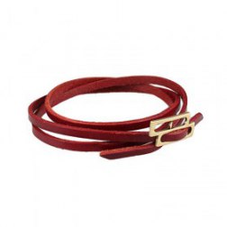 Multilayer Golden Button PU Leather Bracelet 6 Colors