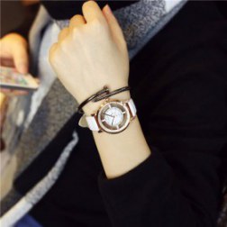 Hollow Round Dial Watch