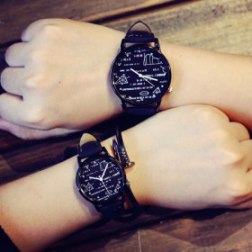 Concise Round Dial Watch