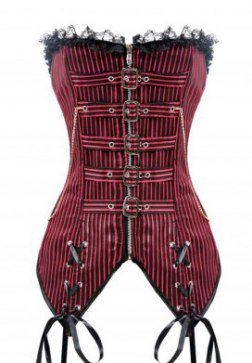 Women's Gothic Overbust Steel Boned Corset Clubwear Costume