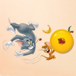 Tom&Jerry Light-controlled Removable Wall Paper Stickers Night Light